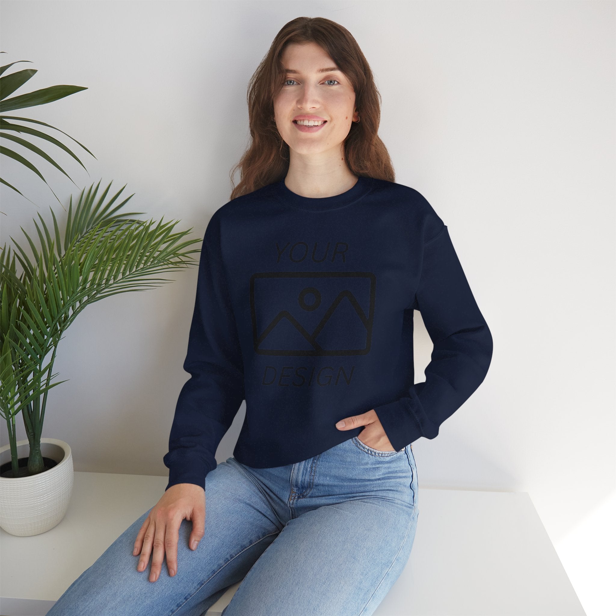 Crewneck Sweatshirt — Classic Blank Design Pullover
