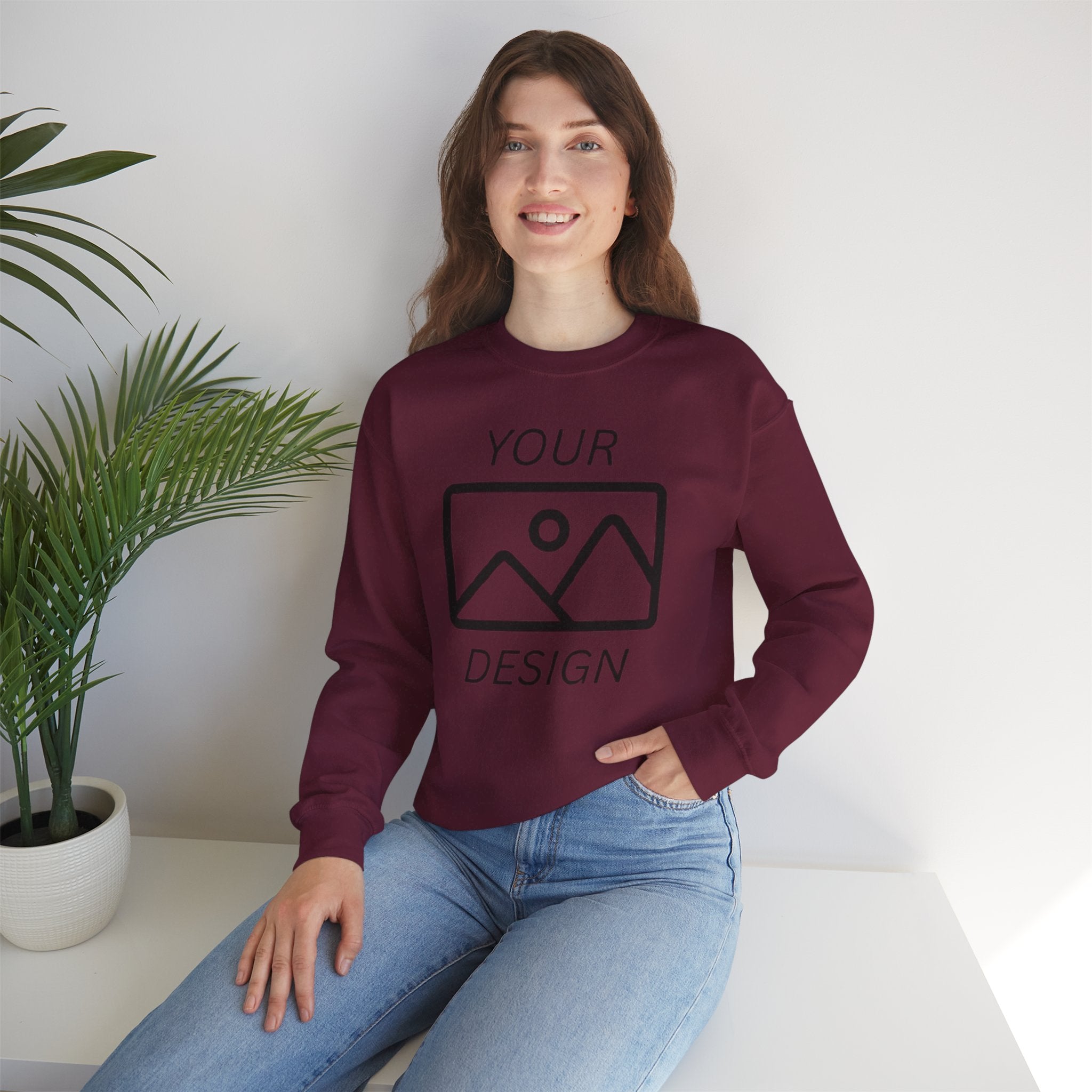 Crewneck Sweatshirt — Classic Blank Design Pullover