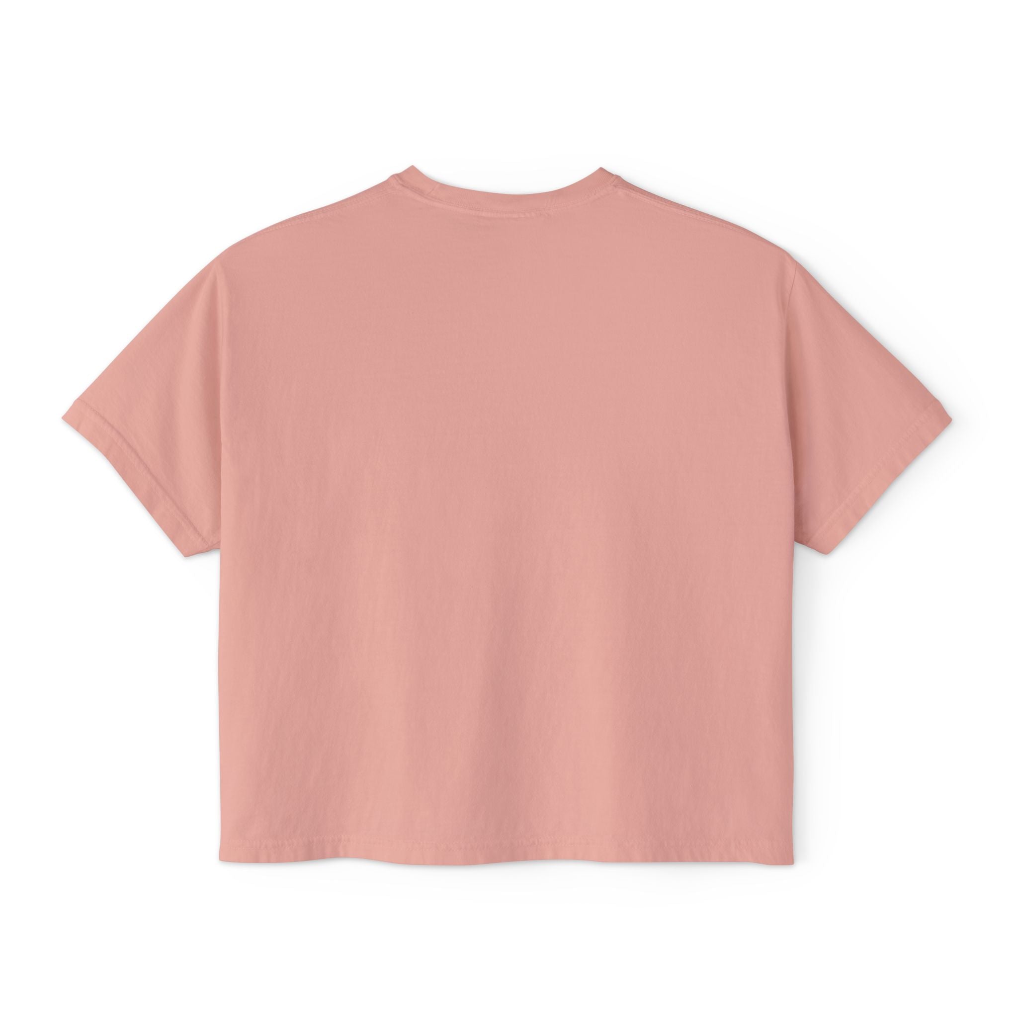 Cute Doll Graphic Boxy Tee — Long Black Hair Girl Illustration