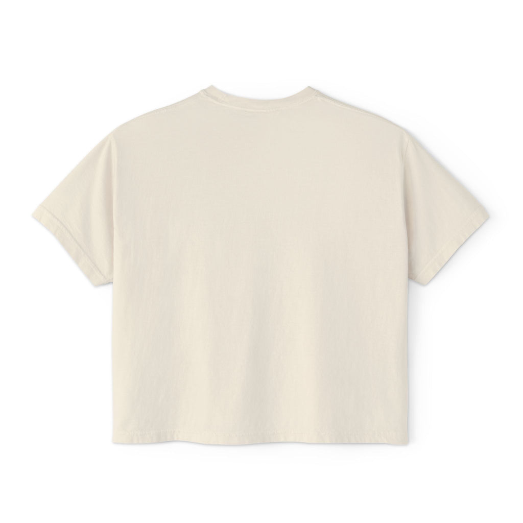 Boxy Tee — Cute Girl Photo Graphic Cropped T‑Shirt