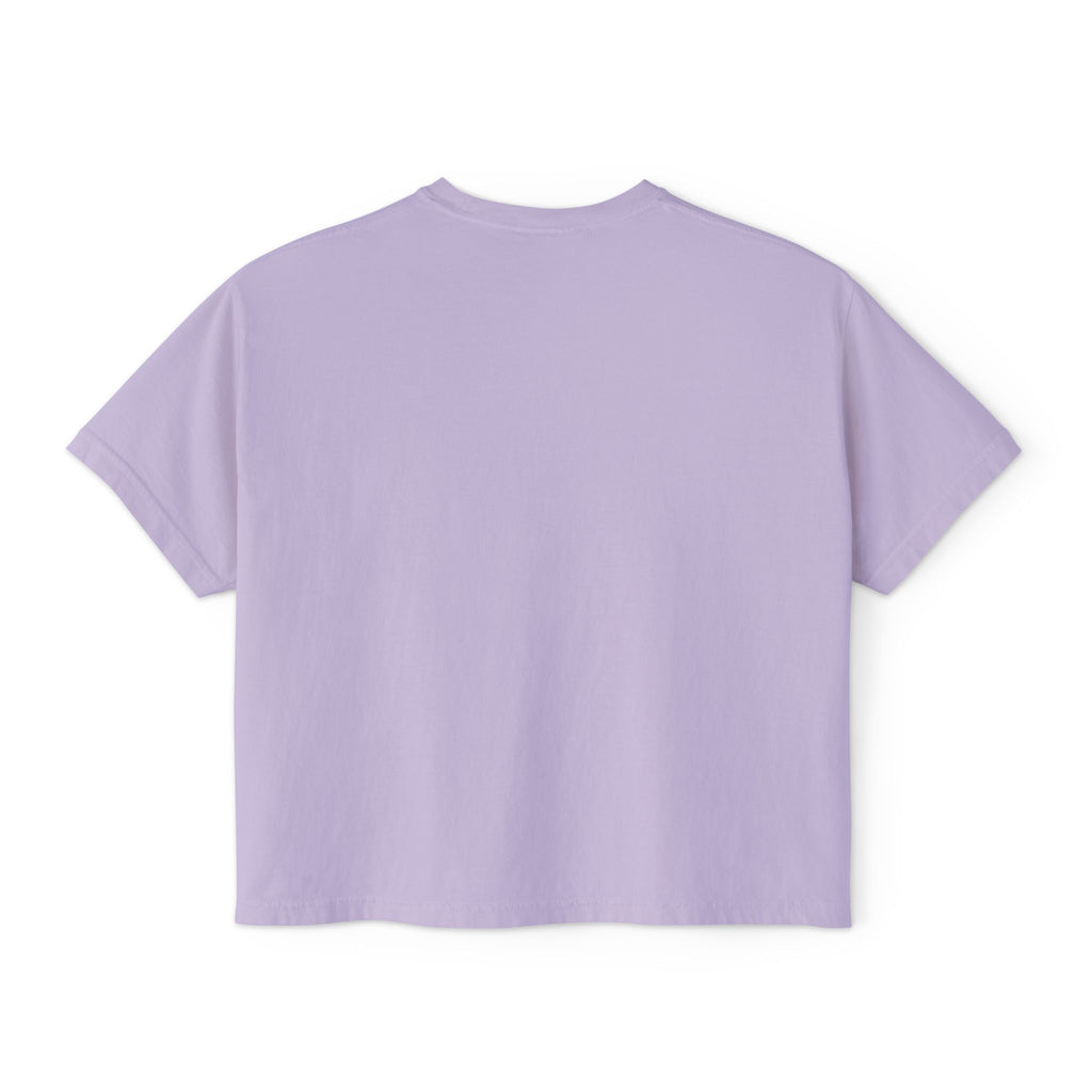 Boxy Tee — Trendy Sunglasses Doll Graphic Women's Cropped Shirt