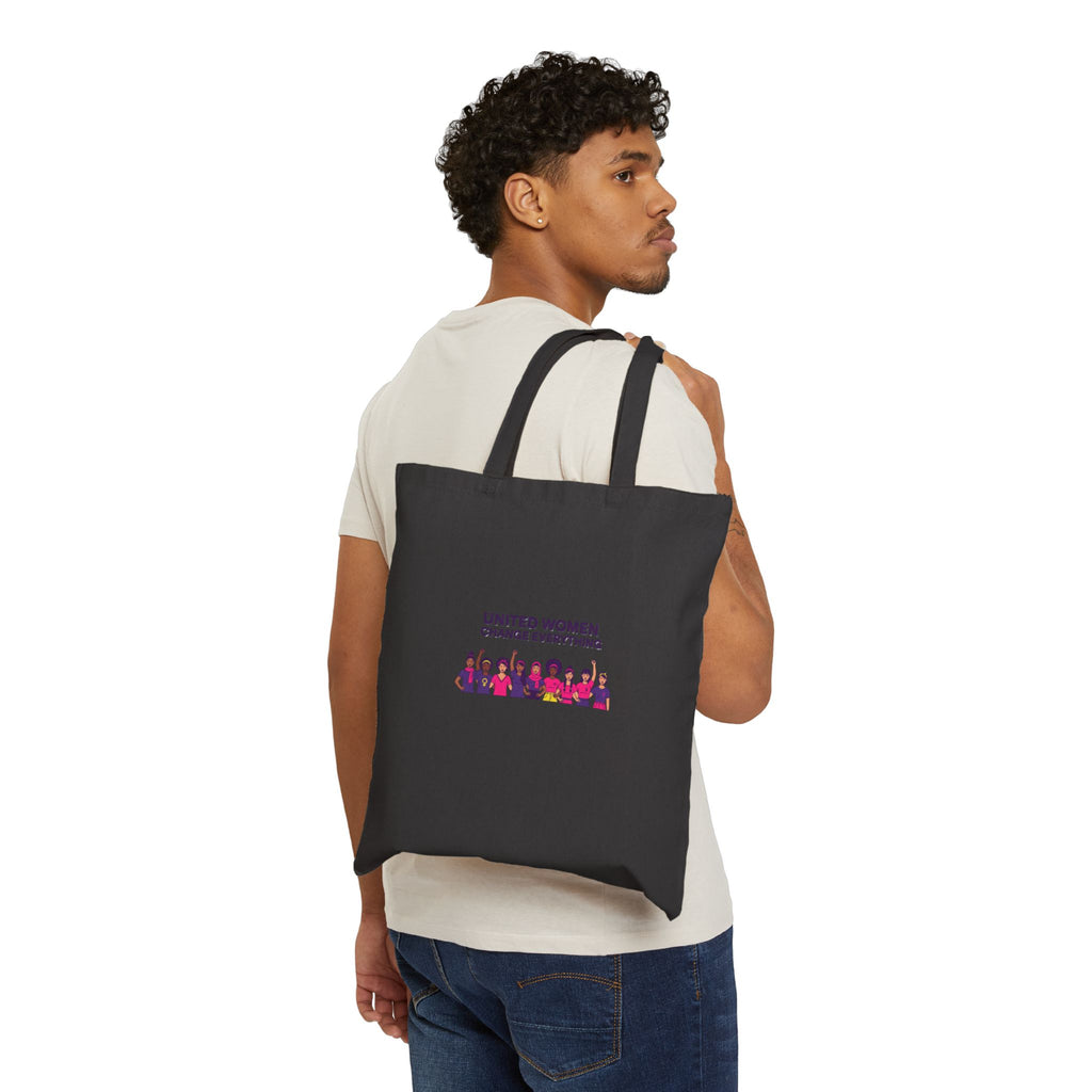 United Women Change Everything Tote, IWD Feminist Slogan, Equality Empowerment