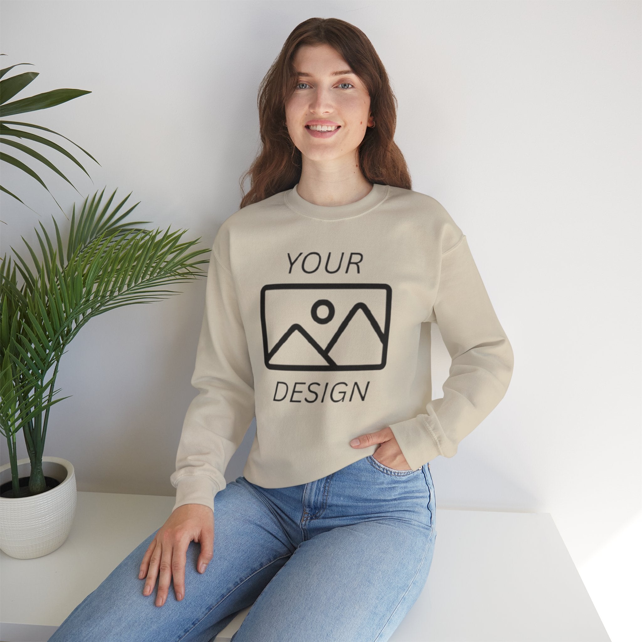 Crewneck Sweatshirt — Classic Blank Design Pullover