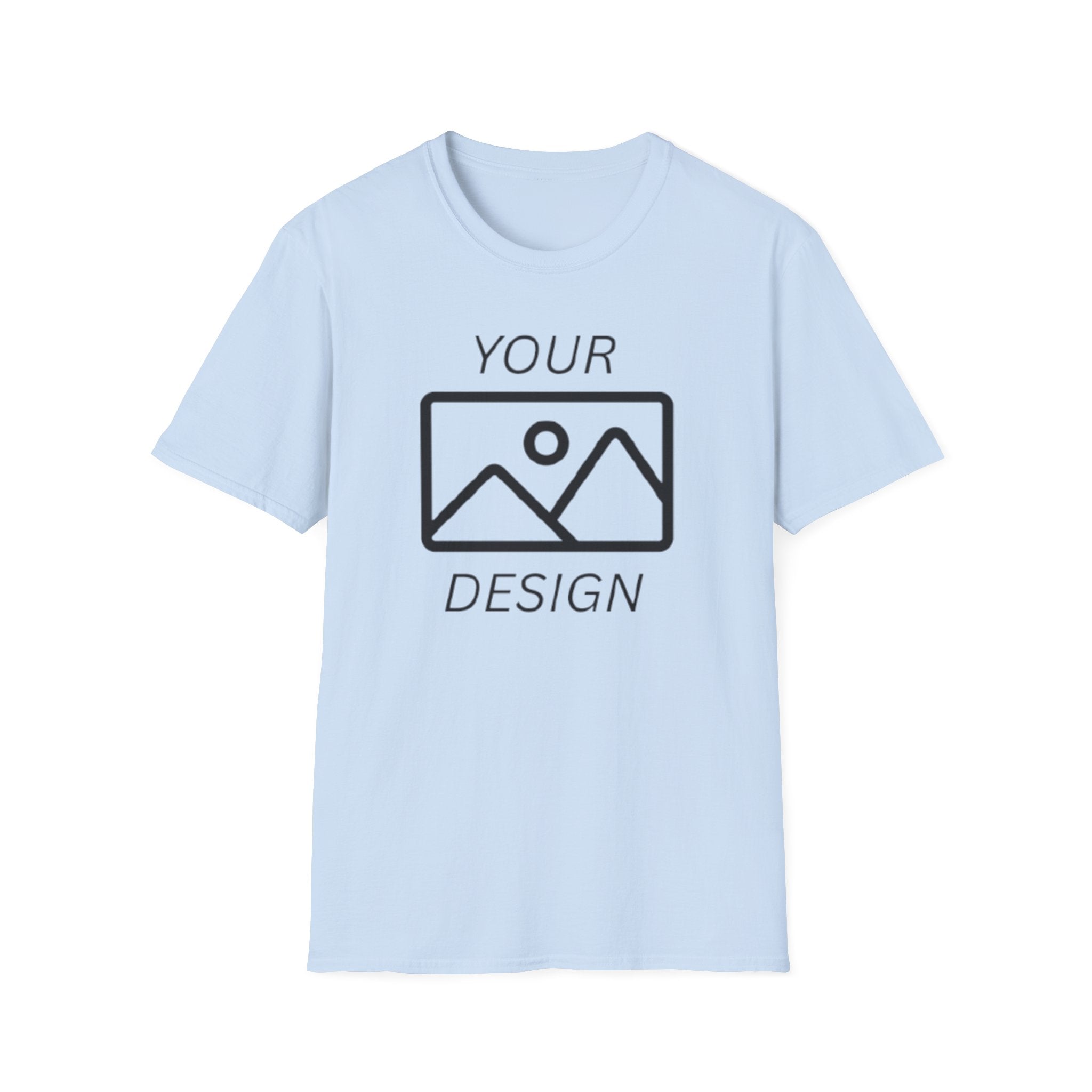 Blank Image Placeholder T-Shirt — Minimal Photo Mockup Graphic Tee