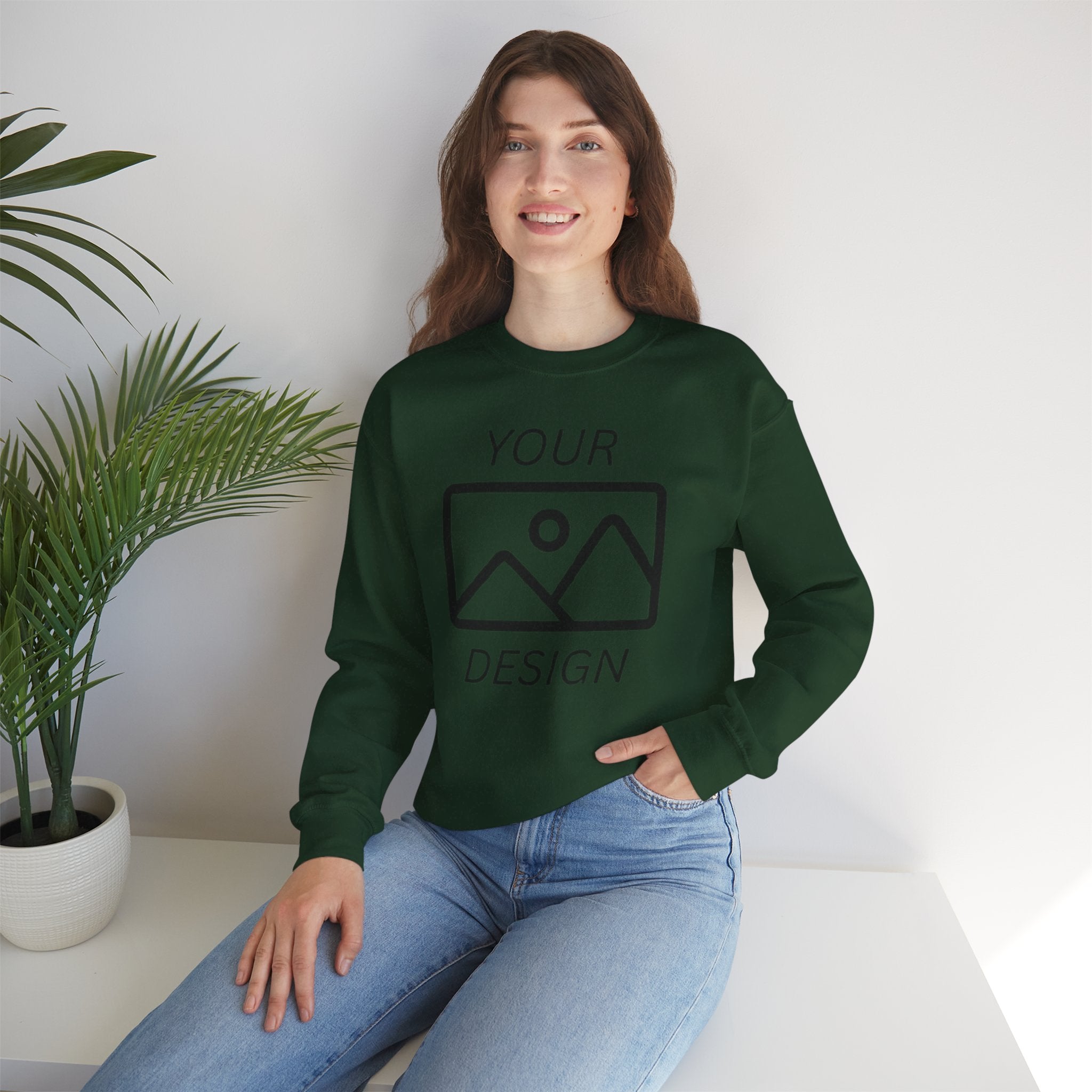 Crewneck Sweatshirt — Classic Blank Design Pullover