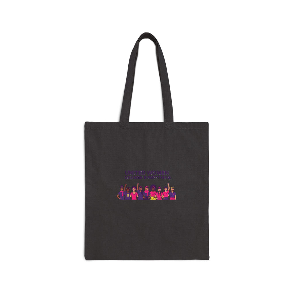 United Women Change Everything Tote, IWD Feminist Slogan, Equality Empowerment