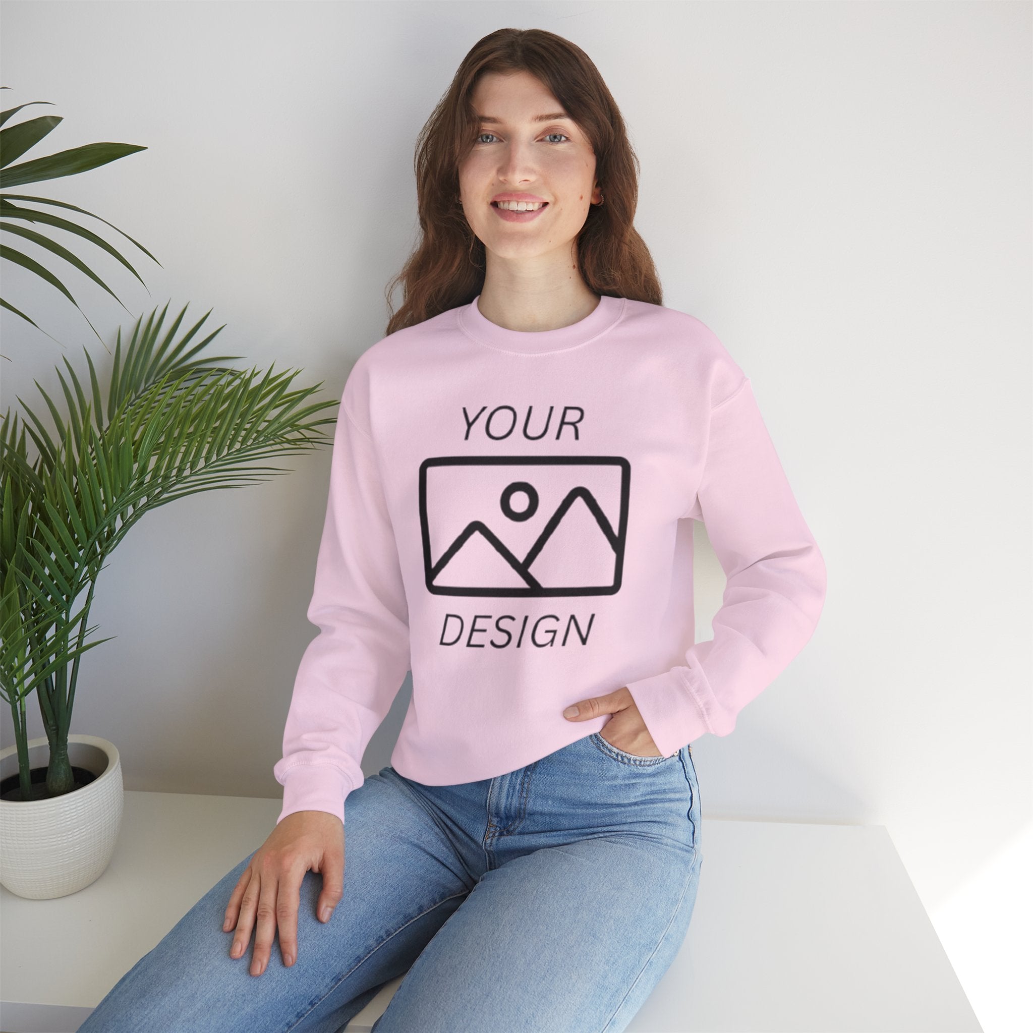 Crewneck Sweatshirt — Classic Blank Design Pullover
