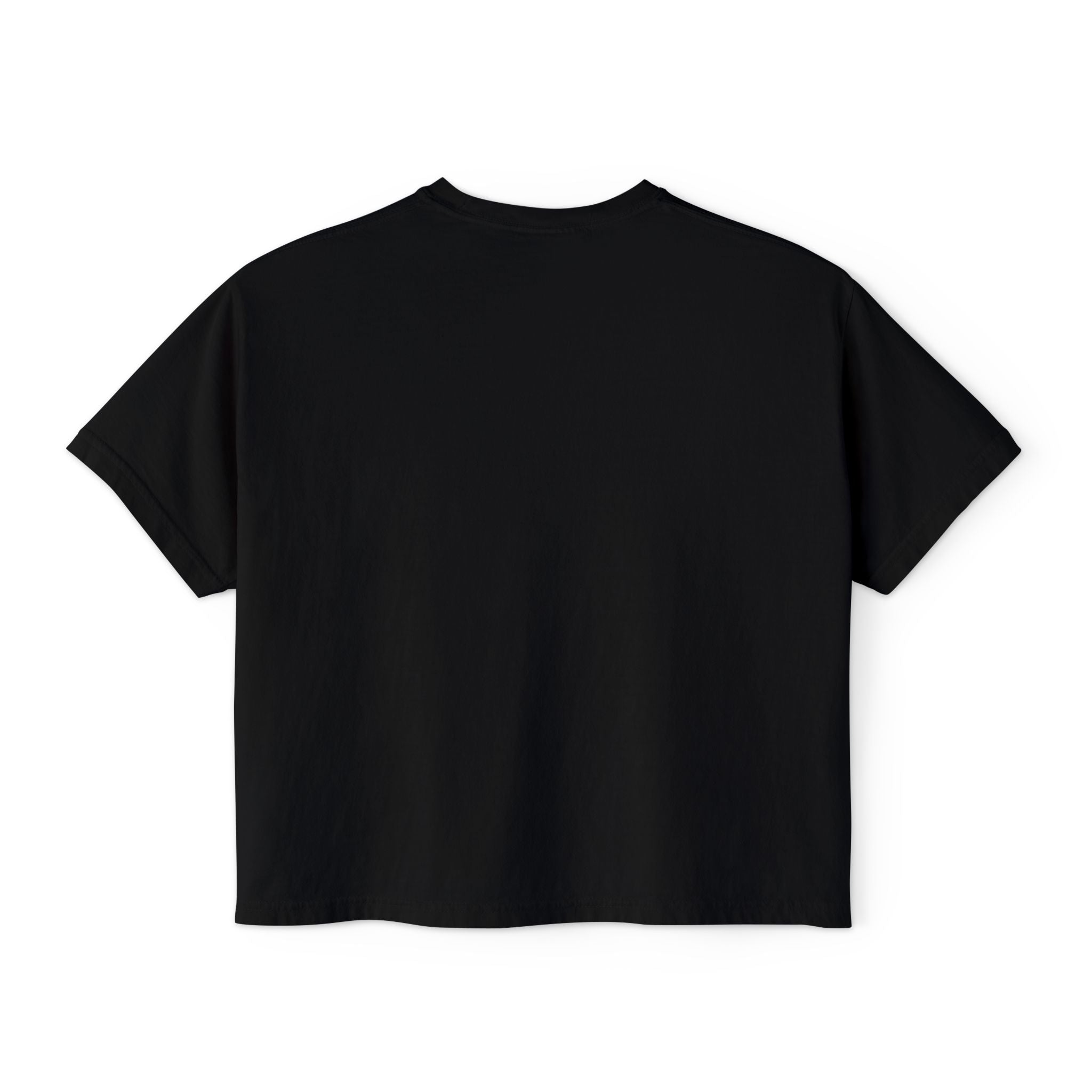 Boxy Tee — Cute Cartoon Girl Graphic Crop Shirt