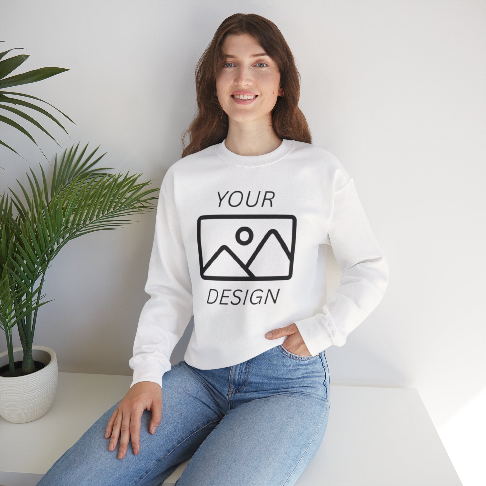 Crewneck Sweatshirt — Classic Blank Design Pullover
