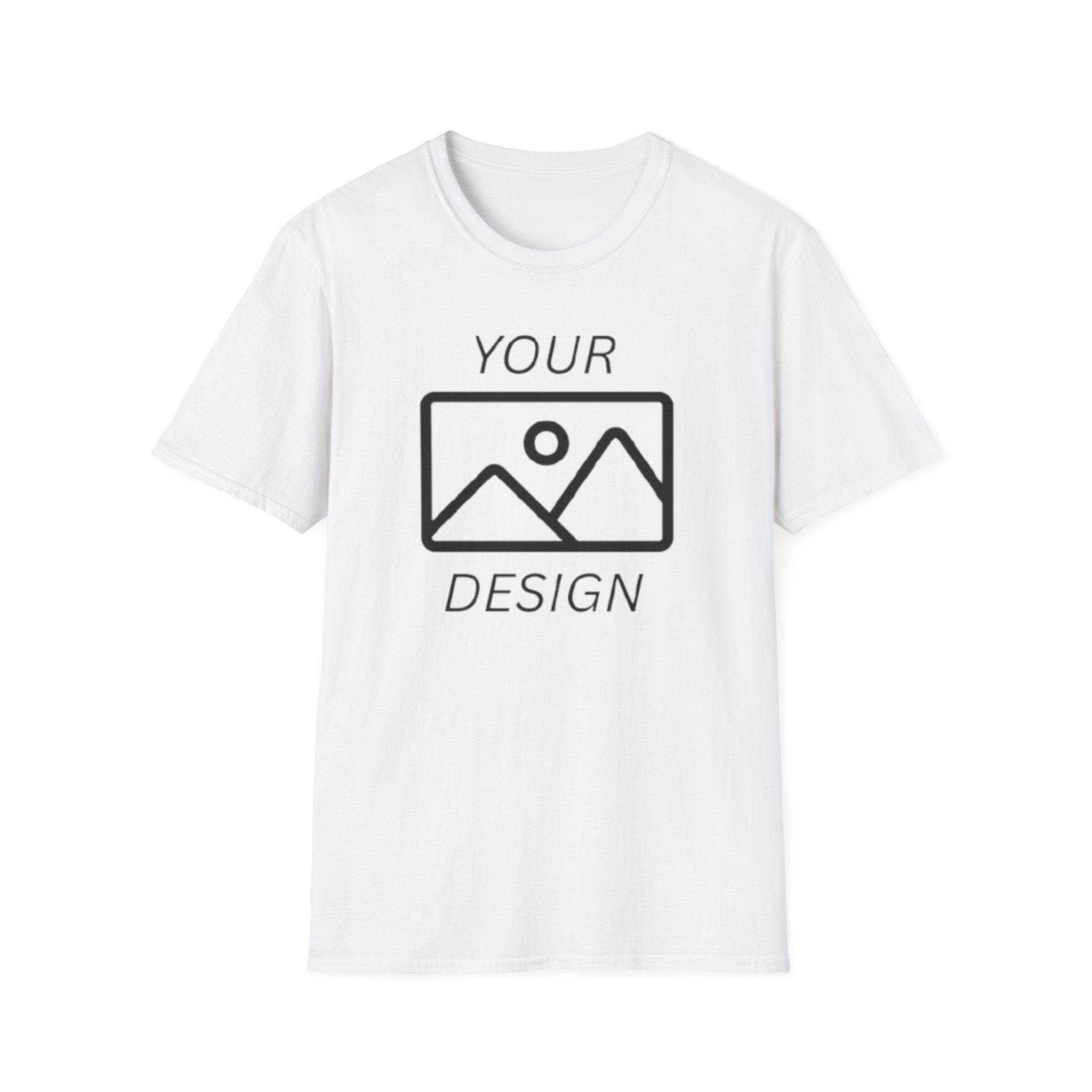Blank Image Placeholder T-Shirt — Minimal Photo Mockup Graphic Tee
